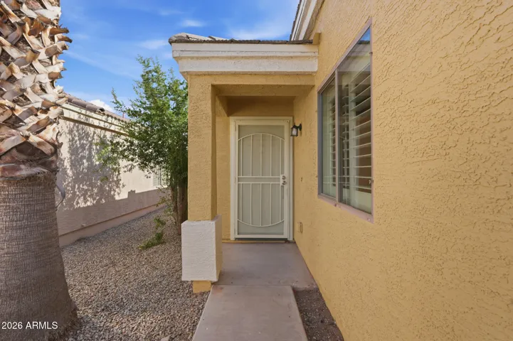 Security door and covered entry