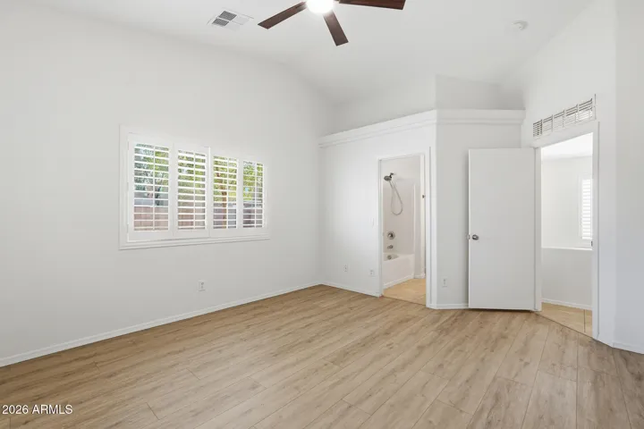 Primary is split from all other bedrooms