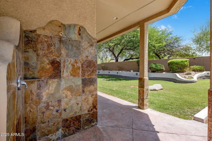 Outdoor shower