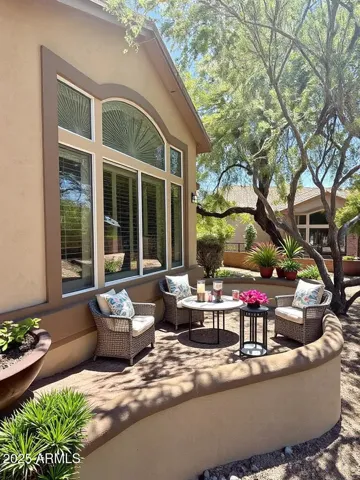 Private courtyard