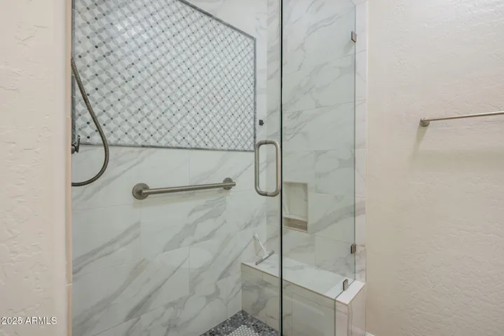 2nd hall bath with walk-in shower