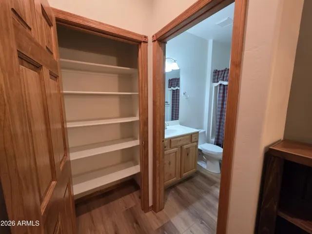 Linen Closet Door Open