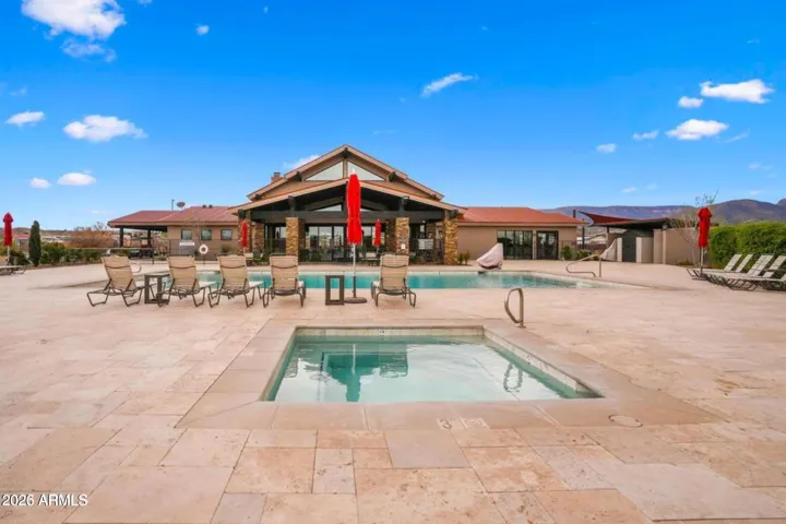 Clubhouse, pool and spa