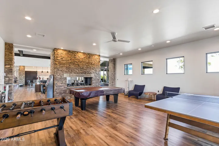 Clubhouse game room