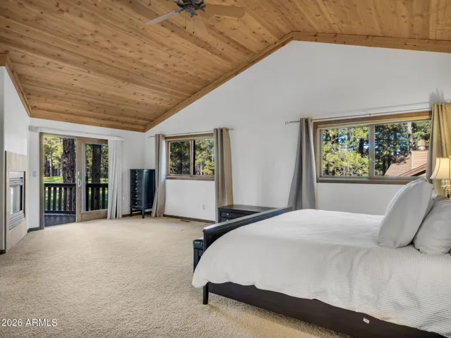 Primary Bedroom with Views of the 12th Hole and Private Balcony