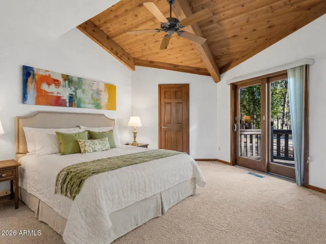Virtually Staged Bedroom 4 with Bathroom