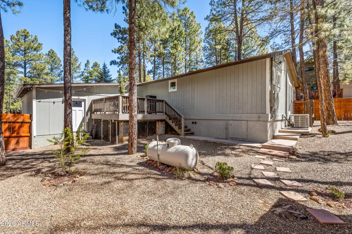 large fenced in backyard