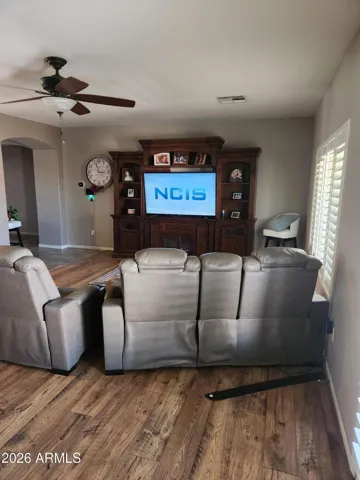 Long view of family room