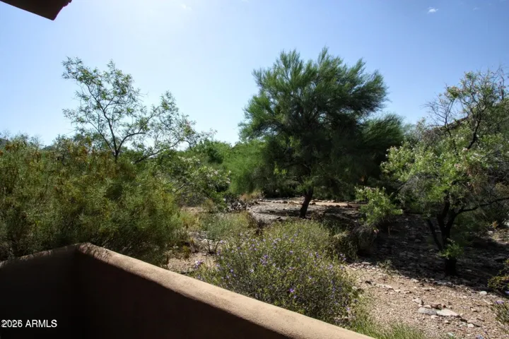 Directly Behind the Unit for Privacy