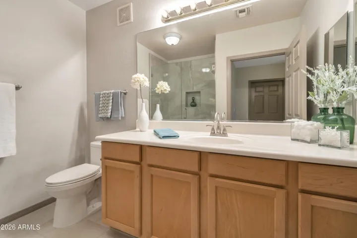 Guest Bath with Updated Walk-In Shower