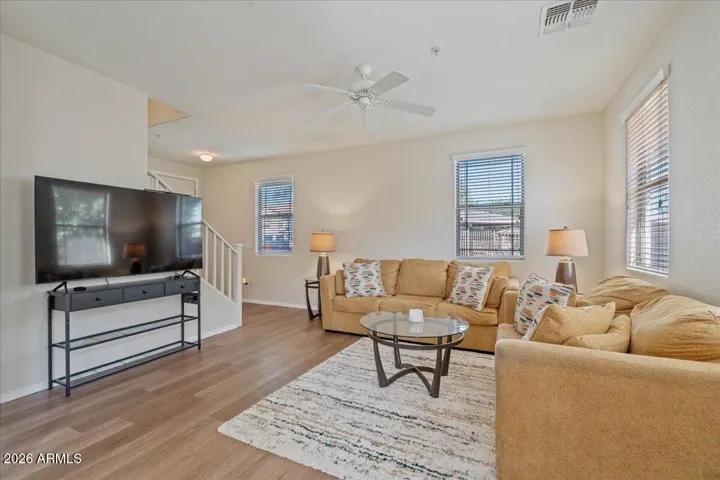 Living Area w/ New Flooring