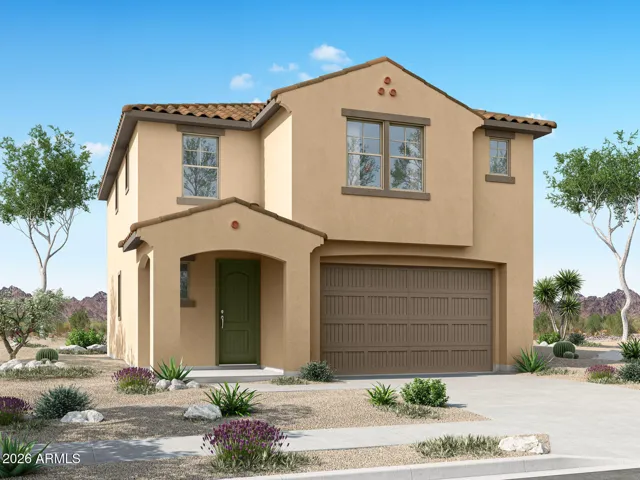 Rendering. Actual home color may vary.