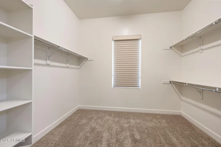 Primary closet