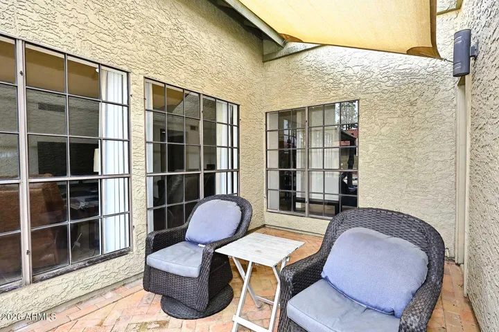 Additional patio area