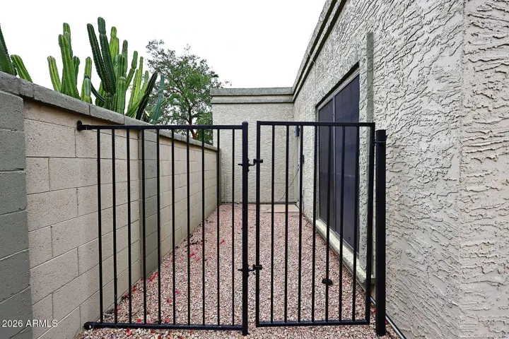 There's even a gated dog run area with access out of the laundry room