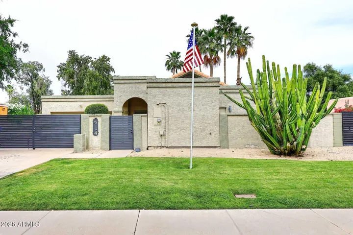 Great curb appeal with lovely fresh grass