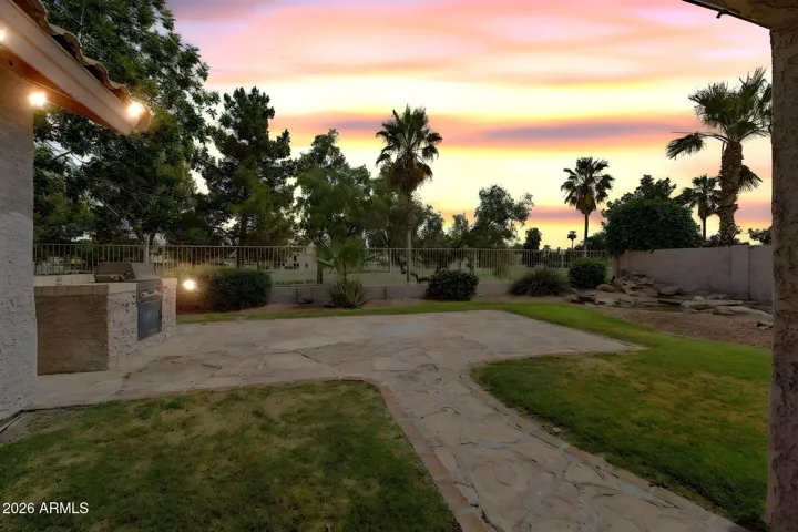 Property is on a golf course lot.