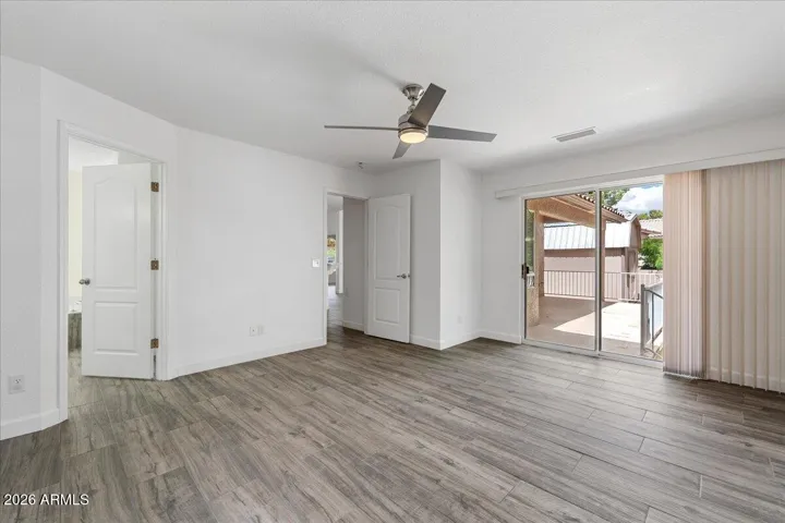 Sliding Door to back patio