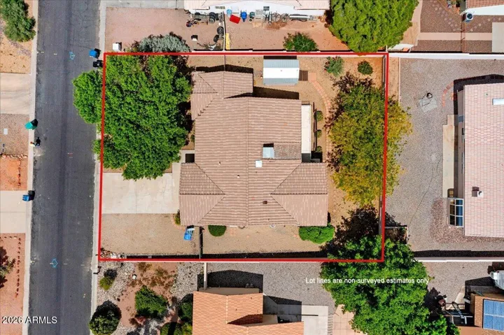 Lot size estimated
