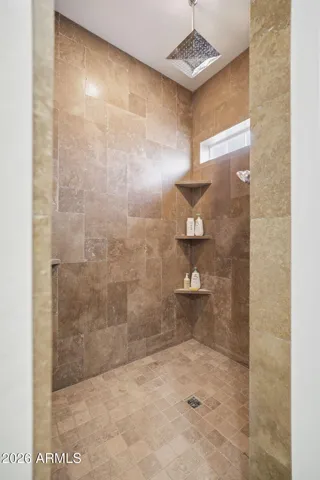 Tiled Walk-In Shower