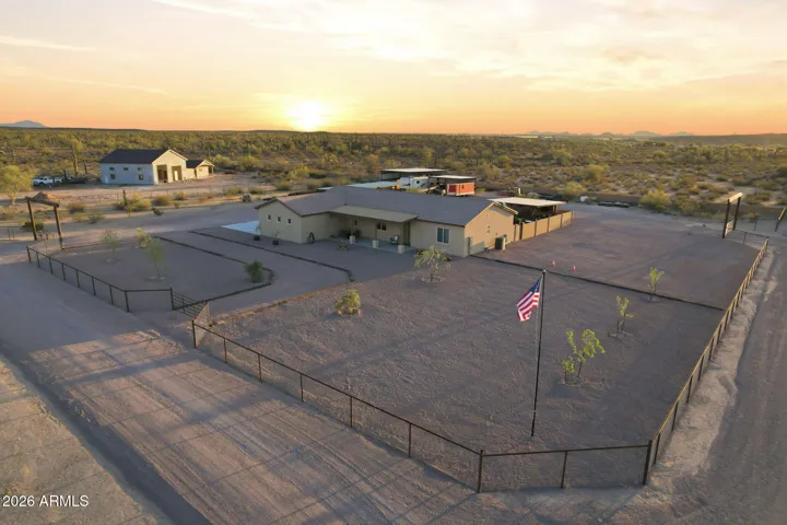 Full Property Aerial with Desert Views