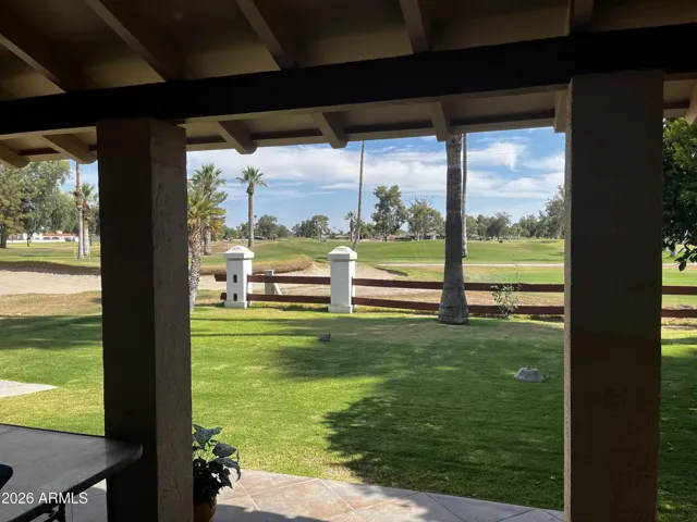 Golf Course View from Living Room