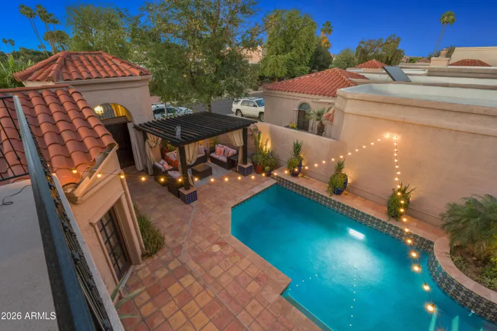 Pool and Front Courtyard