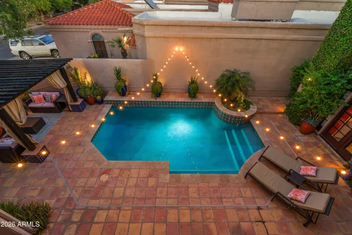Pool and Front Courtyard