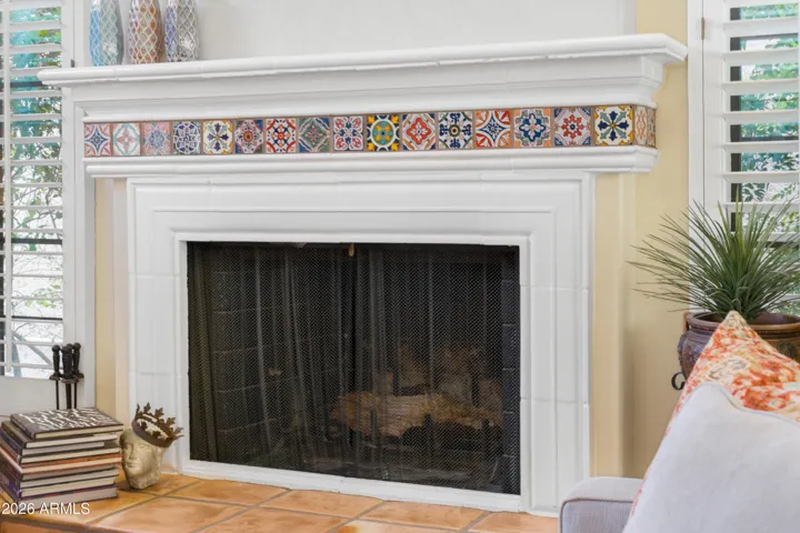 Wood Burning Fireplace