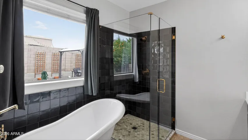 Separate Shower and Tub