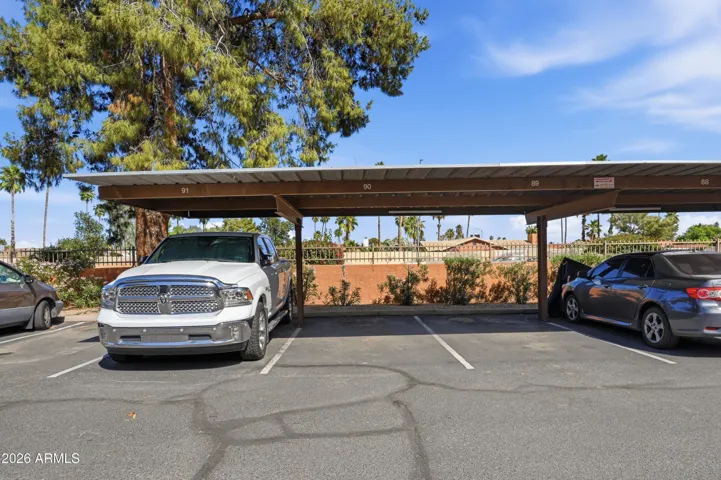 Designated parking spot