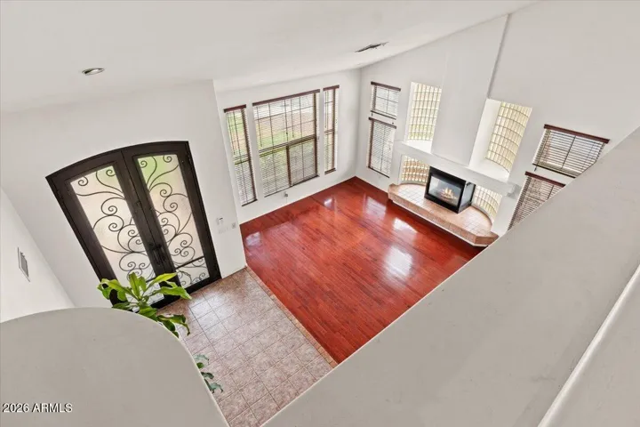 View from upstairs