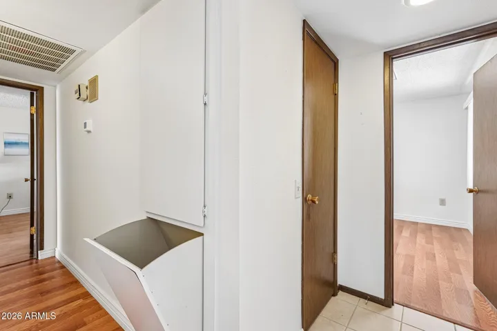 Linen closet with Laundry