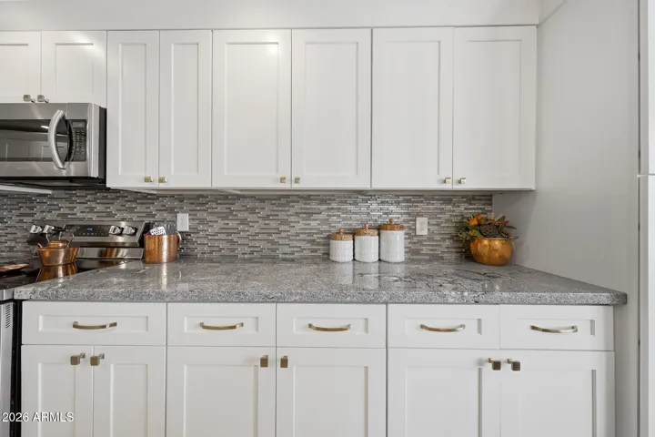 Beautiful cabinetry, plenty of counter space.