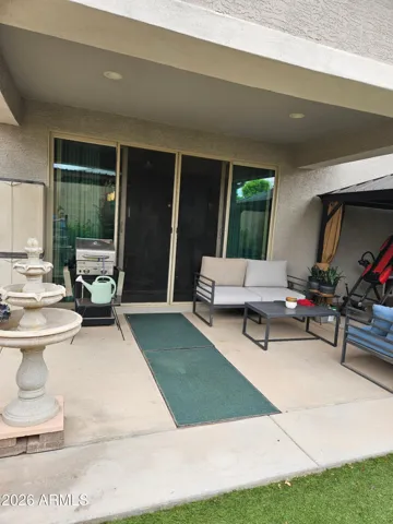 Covered patio