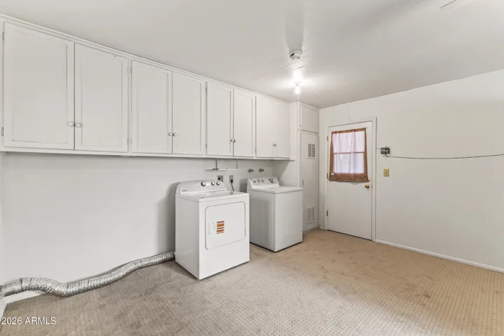 Laundry Room looking towards carport exit