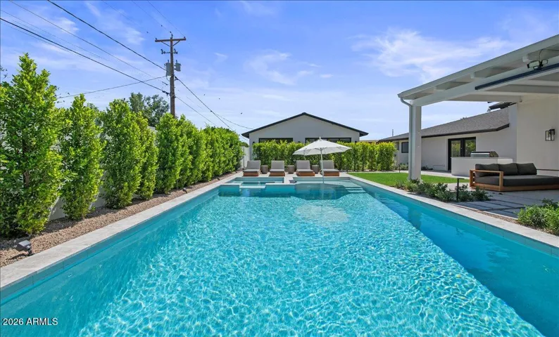 Brand new heated pool and spa
