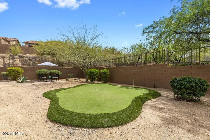 Enjoy your private putting and chipping green.