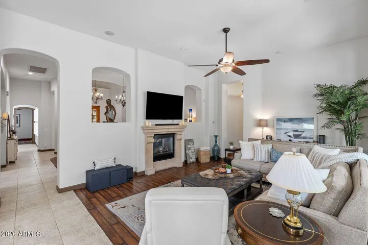 Enjoy this light and bright Great Room.