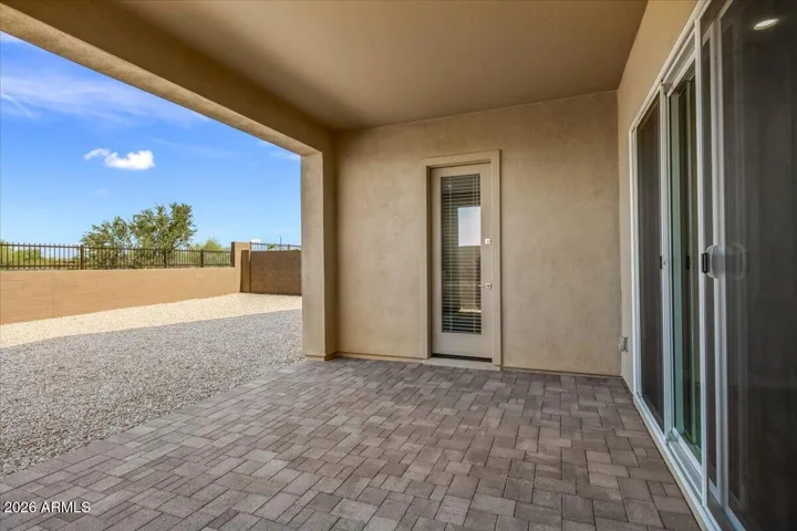Paver patio