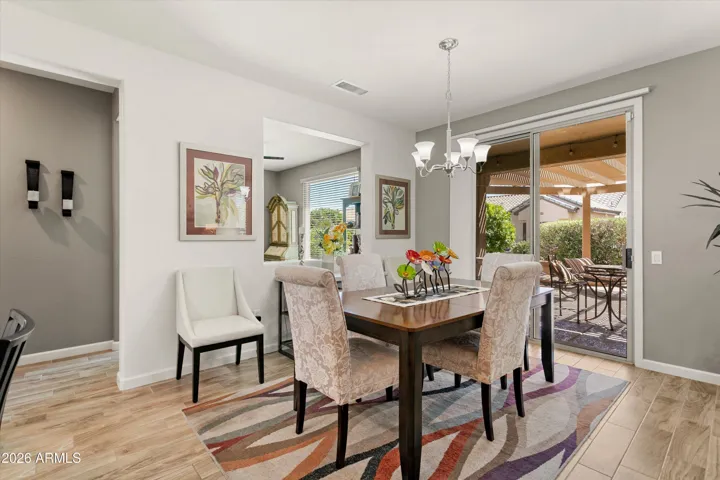 Looks to beautiful large, private patio