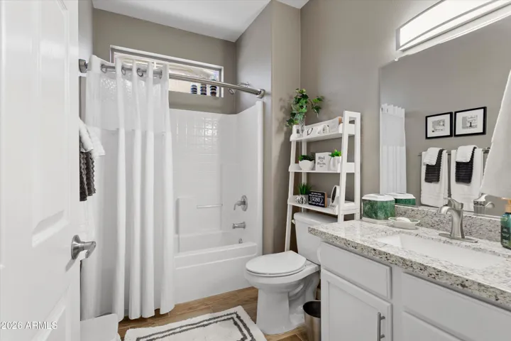Updated vanity and lighting