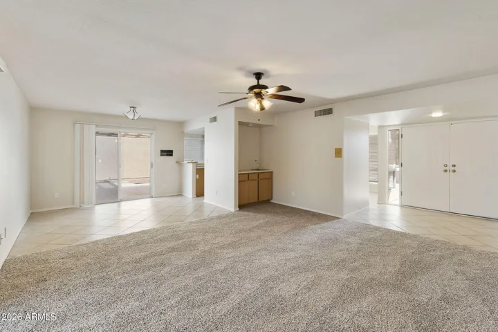 Entry to home - great room- family room/bar & dining room