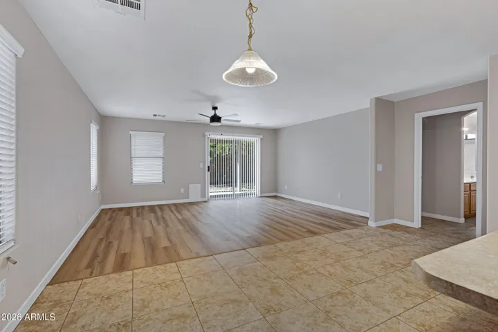 Dining and Living room