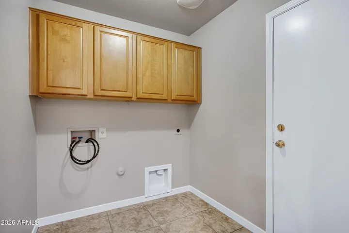 Laundry area