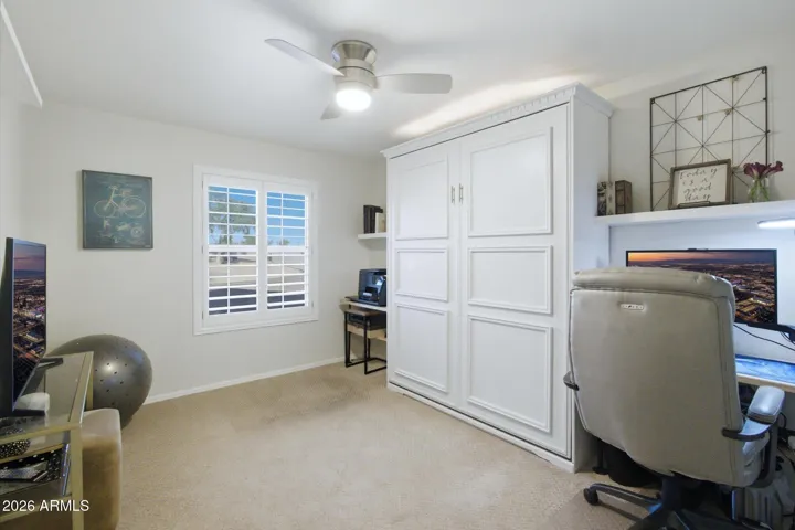 With murphy bed
