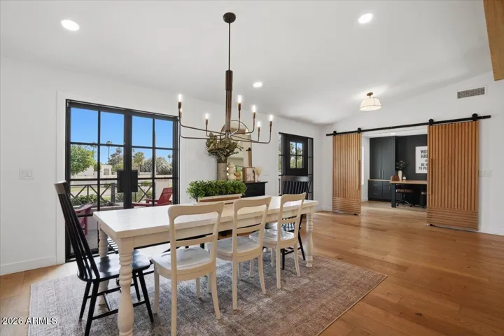 Dining Area opens to fire pit