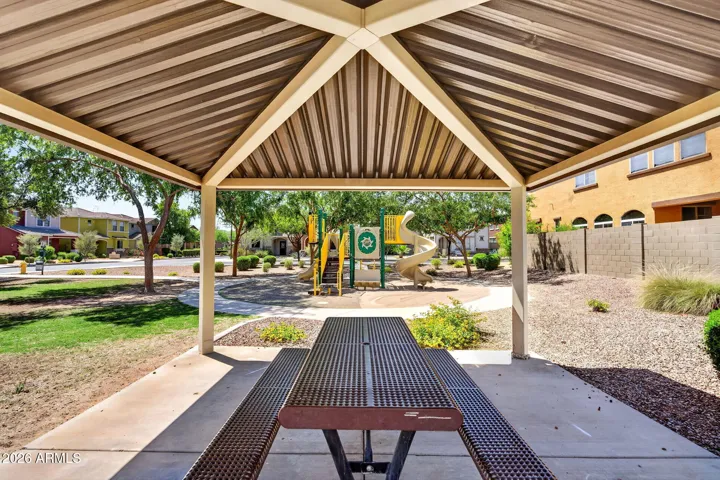 Covered picnic area