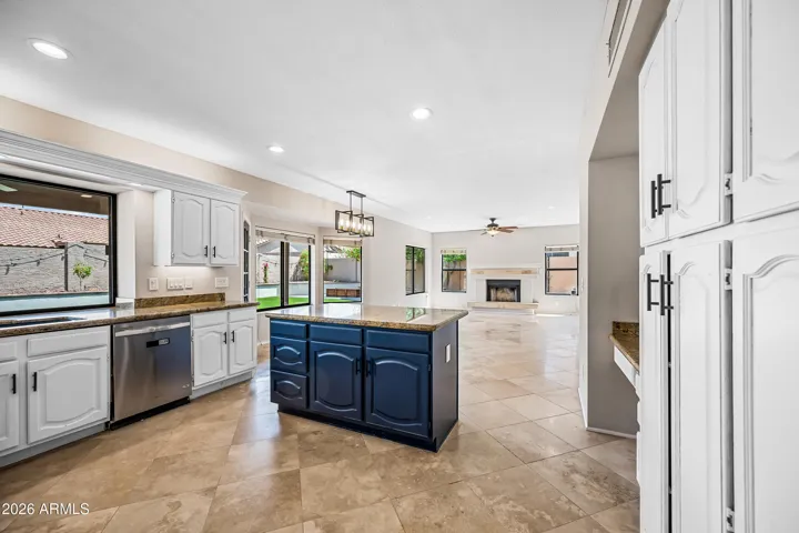 Kitchen from dining room