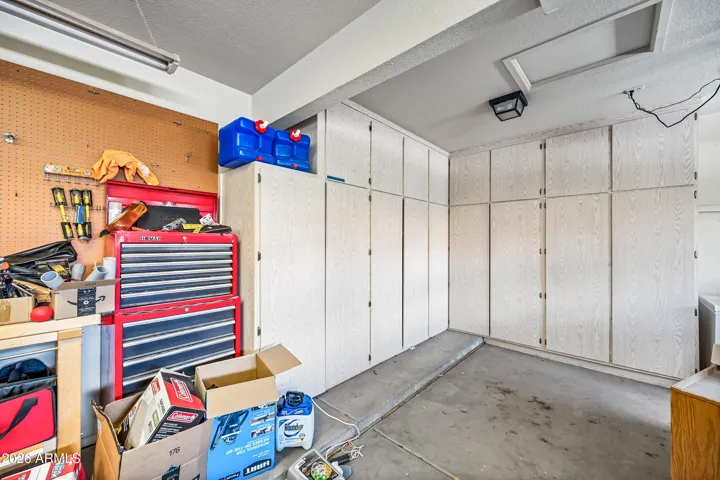 Garage storage.